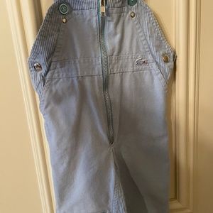 Vintage Izod (Lacoste) overalls size 18months